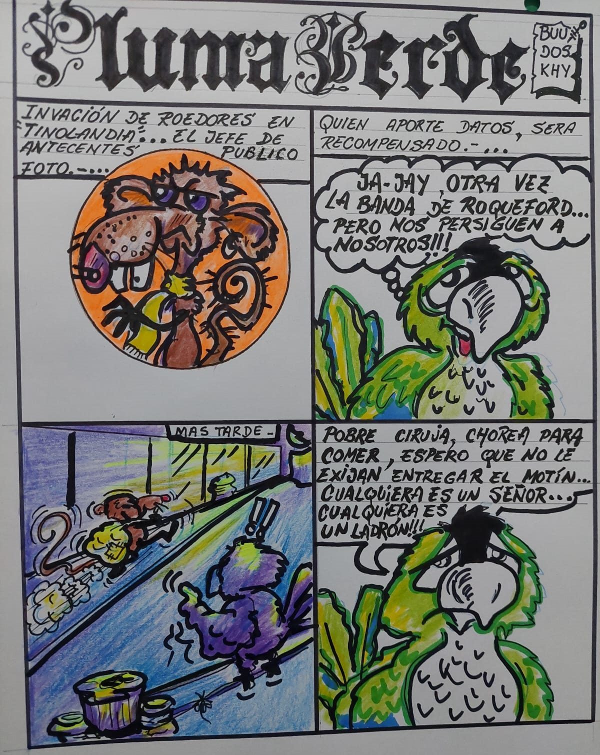 PLUMA VERDE