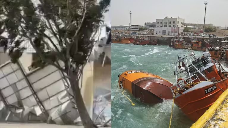 Temporal devastador en la Patagonia hunde tres barcos en Caleta Paula