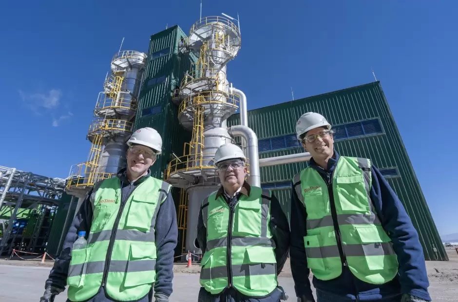 Raúl Jalil y el embajador del Reino Unido recorrieron el proyecto Fénix de Rio Tinto