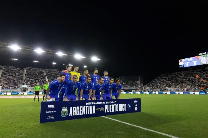 En la goleada 6-0 de Argentina a Puerto Rico