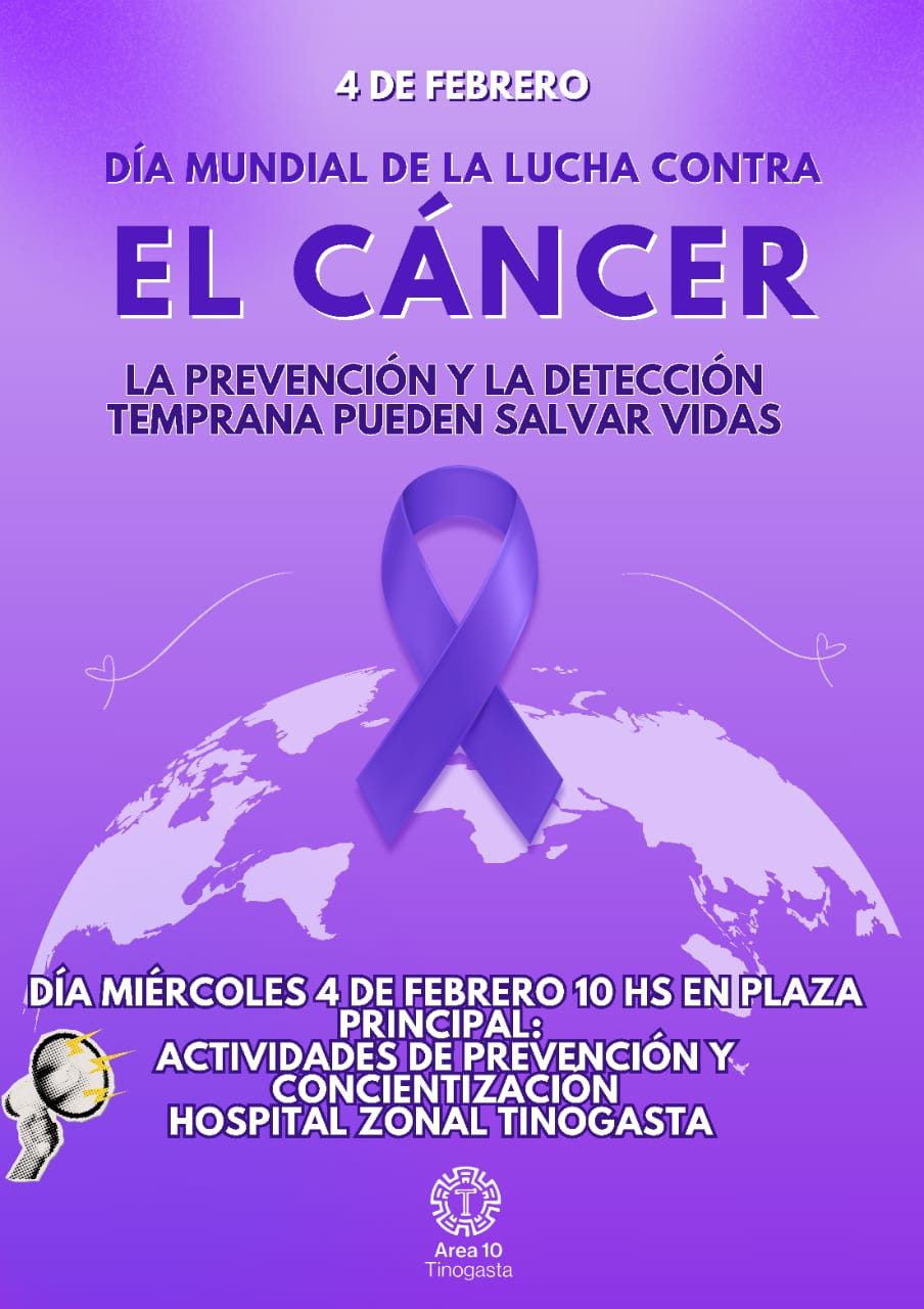 Día Mundial contra el Cáncer: informar, prevenir y consultar a tiempo puede salvar vidas