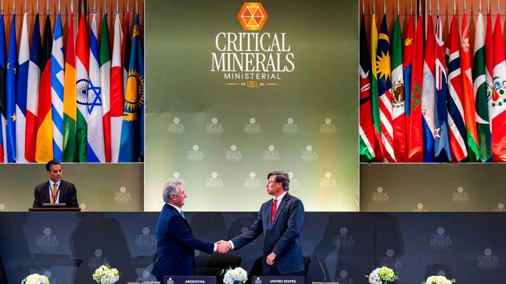 Argentina se suma a la coalición global de tierras raras impulsada por Estados Unidos