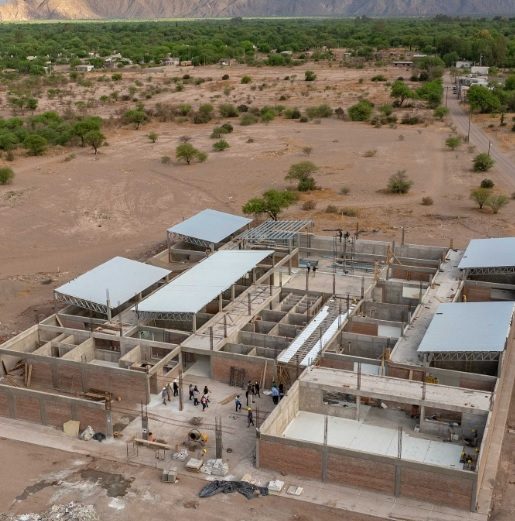 Infraestructura para el futuro: Avanza la construcción de la nueva Escuela Técnica Profesional de Tinogasta